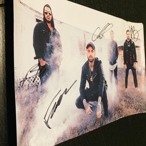 11x17 Glossy Promo Photo of Attila, Signed by All Members - Villains Tour 2019